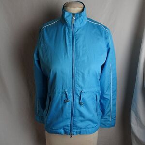 Callaway Women Blue Full Zip Jacket Size M